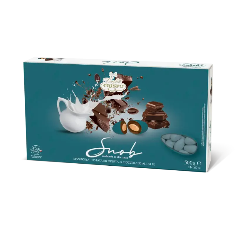 Crispo Confetti Snob Cioccolato al Latte Ottanio senza Glutine (Gluten Free) 500 Gr