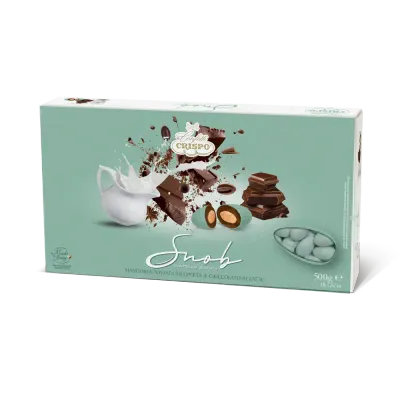Crispo Confetti Snob Cioccolato al Latte Verde Salvia senza Glutine (Gluten Free) 500 Gr