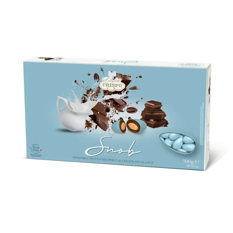 Crispo Confetti Snob Cioccolato al Latte Carta da Zucchero senza Glutine (Gluten Free) 500 Gr