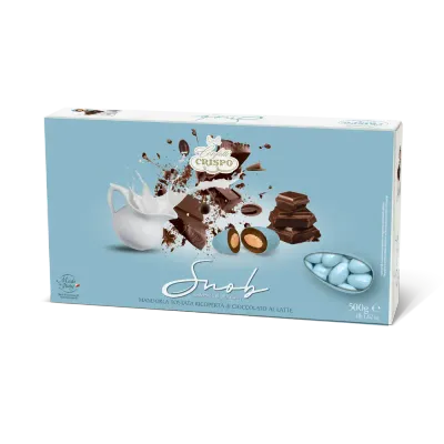 Crispo Confetti Snob Cioccolato al Latte Carta da Zucchero senza Glutine (Gluten Free) 500 Gr