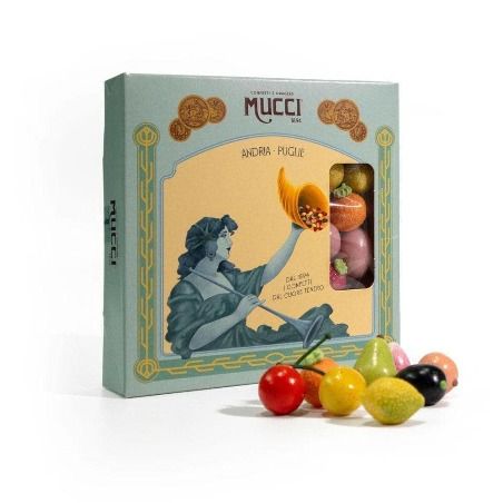Mucci Fruttini di Marzapane Decorati a Mano Senza Glutine