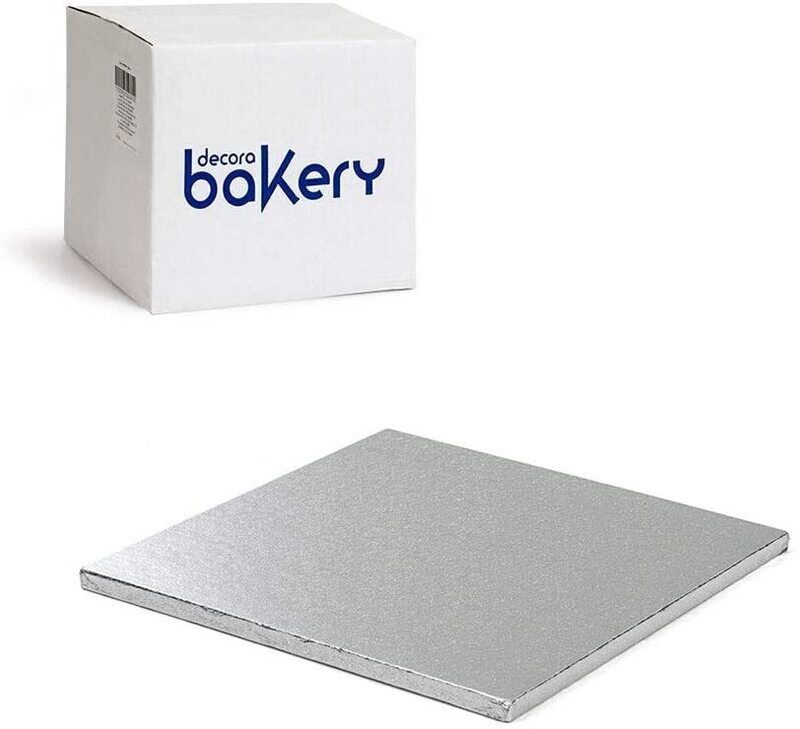 Decora Sottotorta Rigido Quadrato Bianco linea Bakery 30 x 30 x h 1,2 cm Decora Sottotorta Rigido Quadrato Bianco linea Bakery 30 x 30 x h 1,2 cm