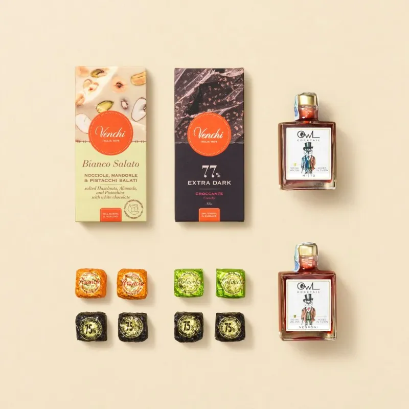 Venchi Set Esperienza Cioccolato e Cocktails