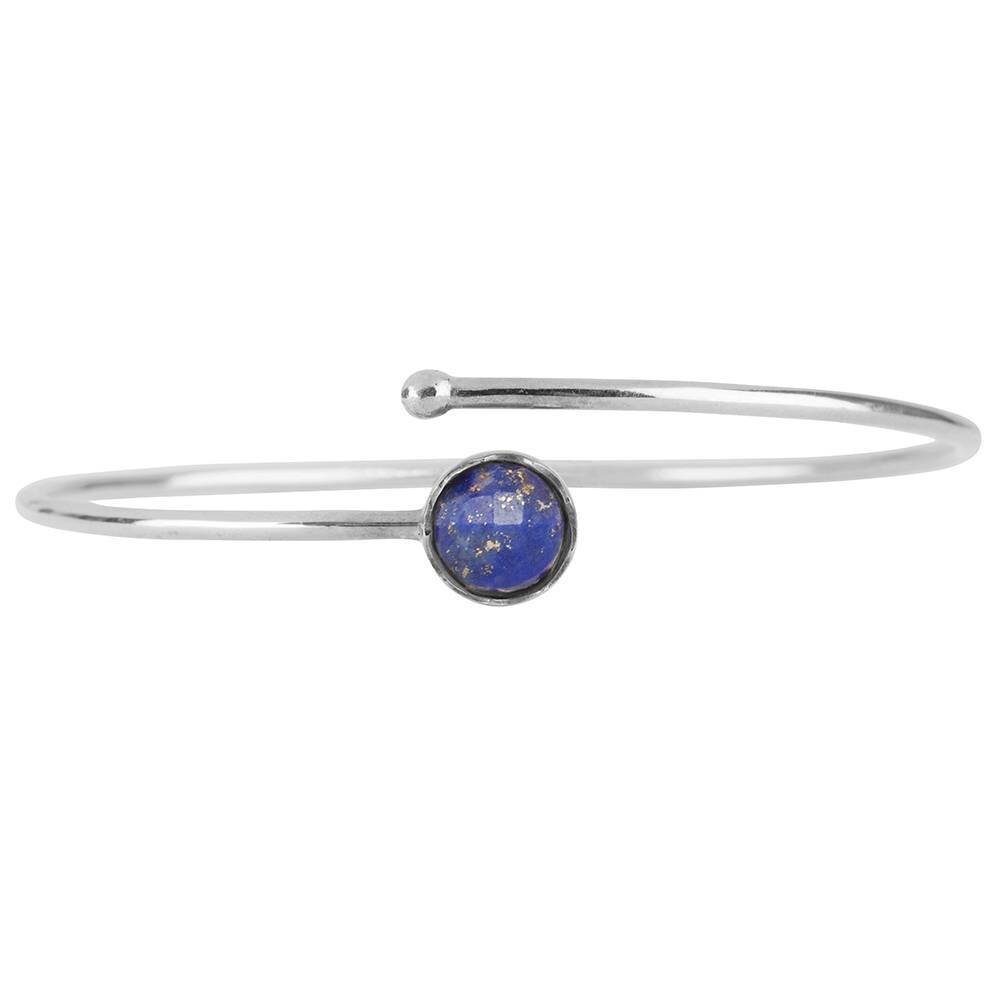 Zilveren armband met Lapis lazuli kinderen