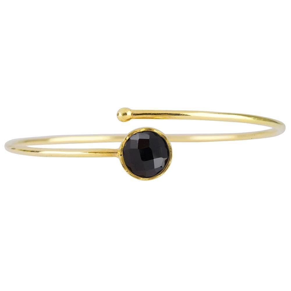 Gouden armband met Zwarte Onyx