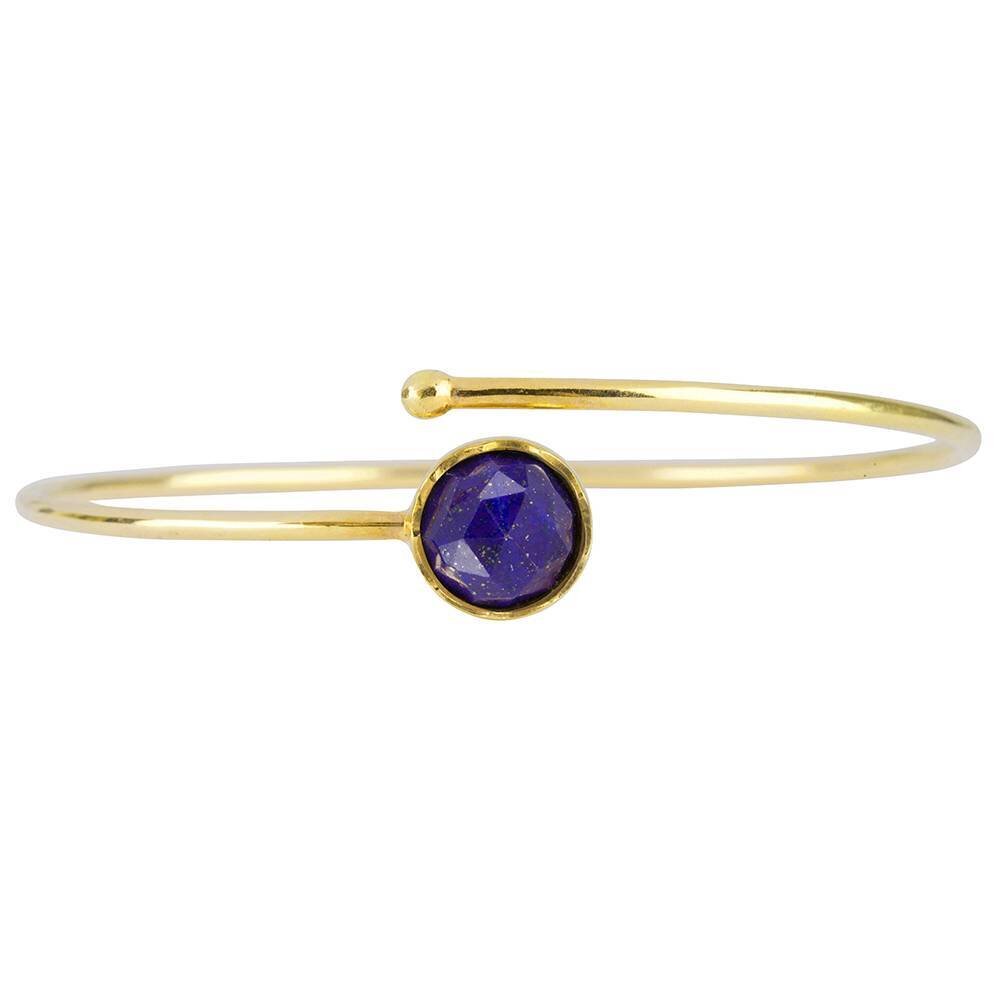 Gouden armband met Lapis Lazuli