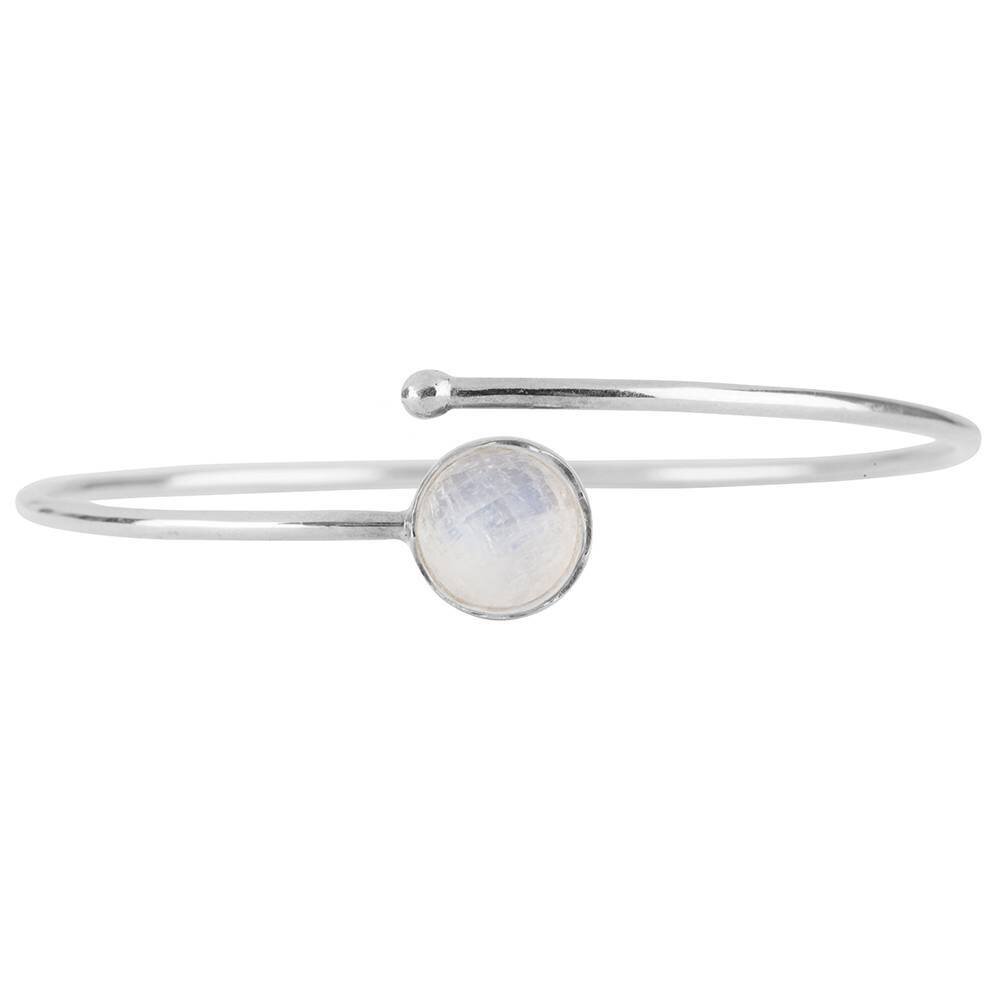 Zilveren armband met Regenboog Maansteen