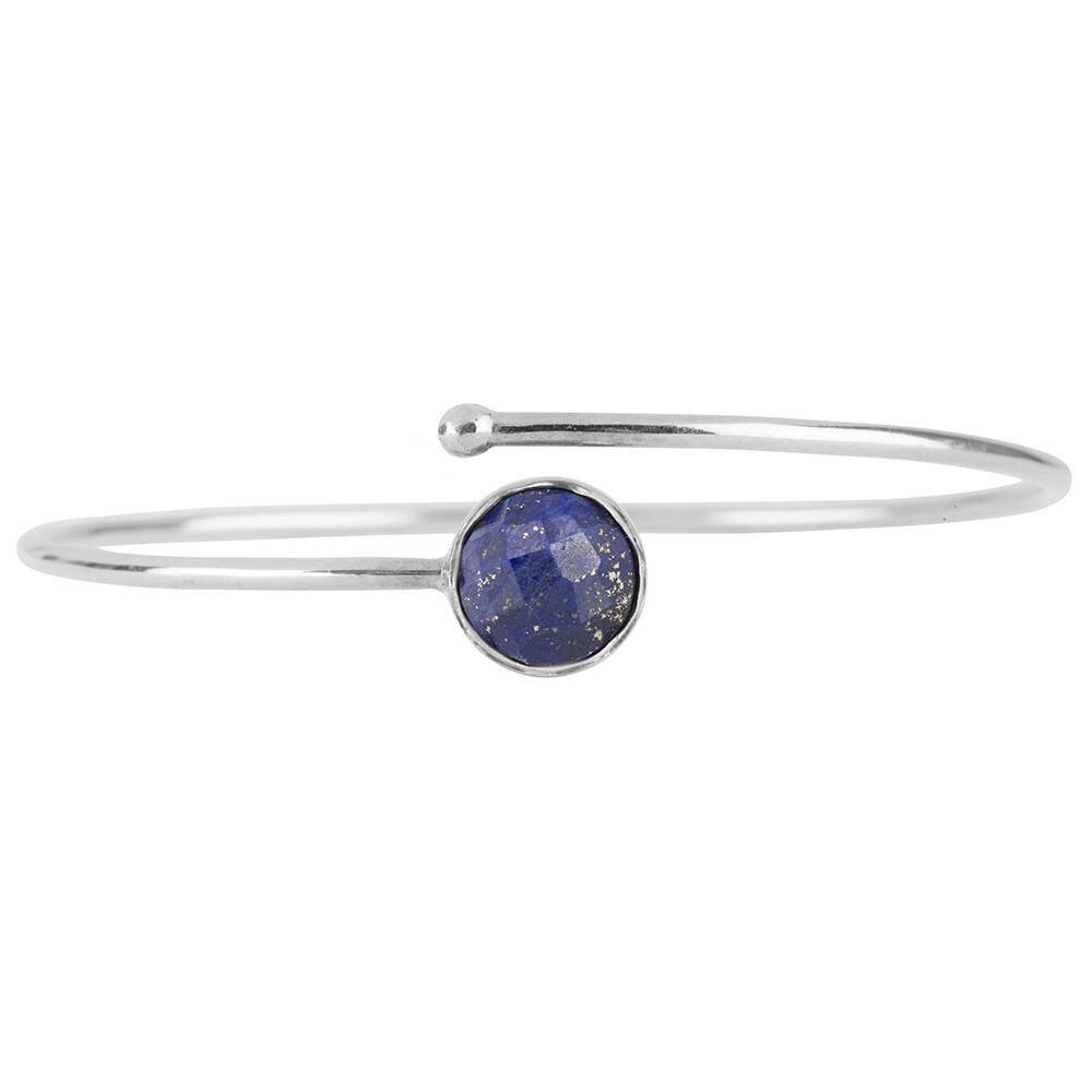 Zilveren armband met Lapis lazuli