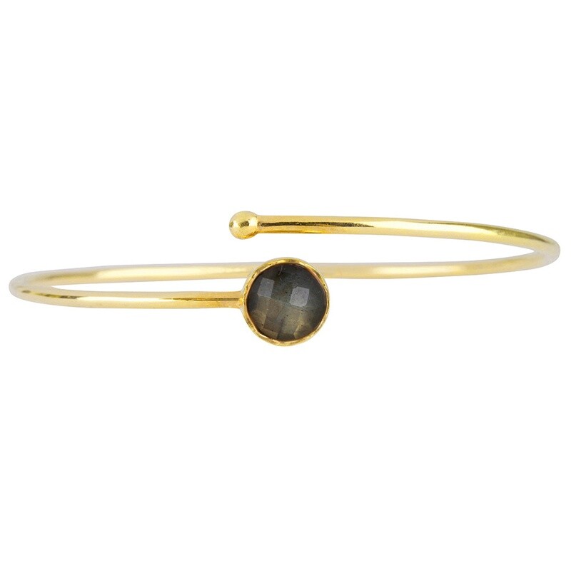 Gouden armband met Labradoriet kinderen