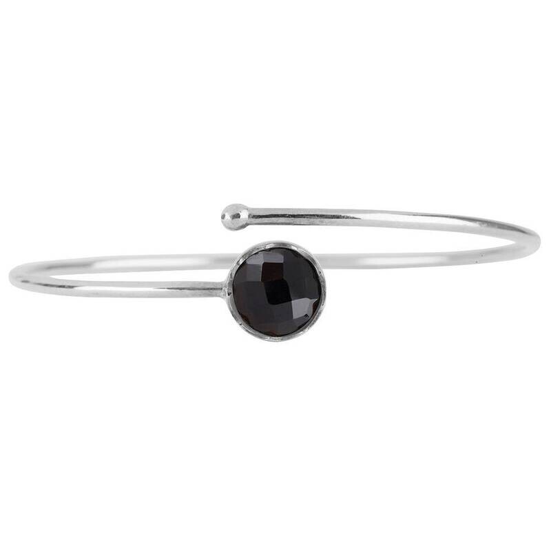 Zilveren armband met Zwarte Onyx