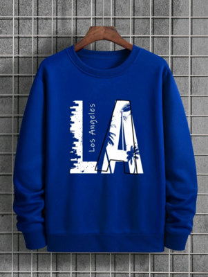 Men Letter Graphic Thermal Lined Sweatshirt