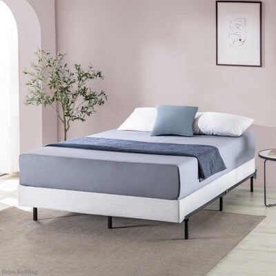 7”H Traditional Steel Bed Frame - (Box Spring or Slats Required)
