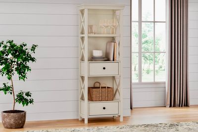 *New* - Ashley Furniture - Bolanburg - Tall Display Cabinet w/ 2 Drawers and 3 Shelves