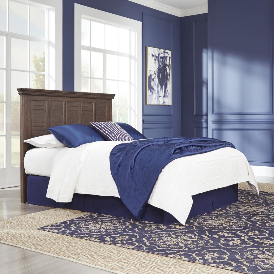 Homestyles Southport Queen Headboard – Dark Weathered Finish