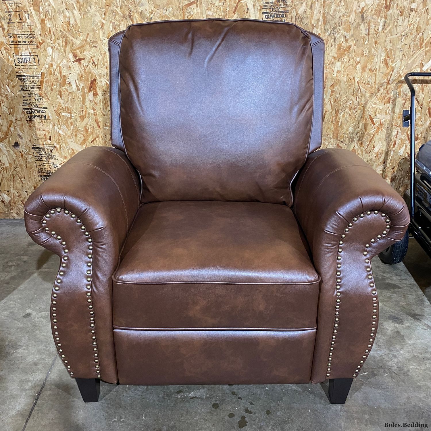 *NEW* - Noble House - Cigar Recliner Club Chair - 2-Tone Brown