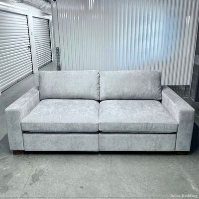Henredon Skye Sofa with Power Footrests Gray