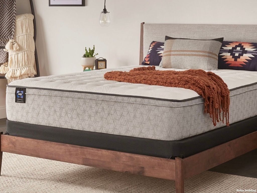 Sealy Essentials Winter Green 12” Medium Euro Top Queen Mattress