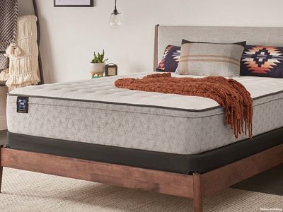 Sealy Essentials Winter Green 12” Medium Euro Top Queen Mattress
