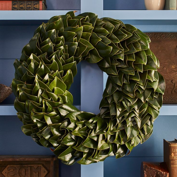 Green Magnolia Wreath