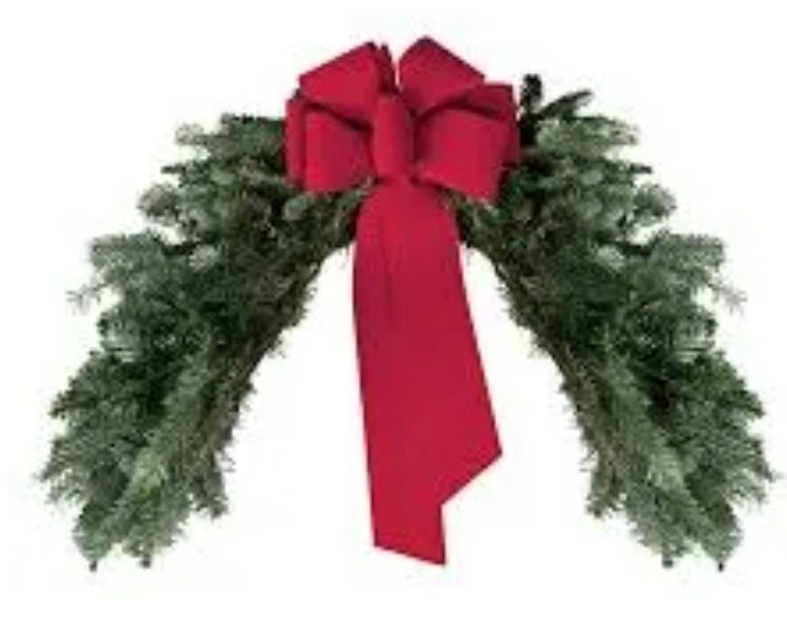 Fraser Fir Mailbox Saddle
