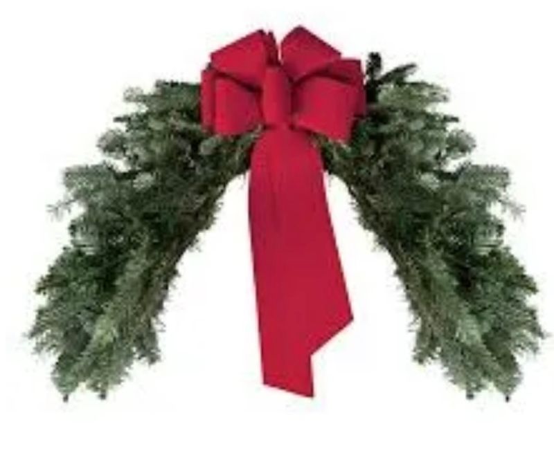 Fraser Fir Mailbox Saddle