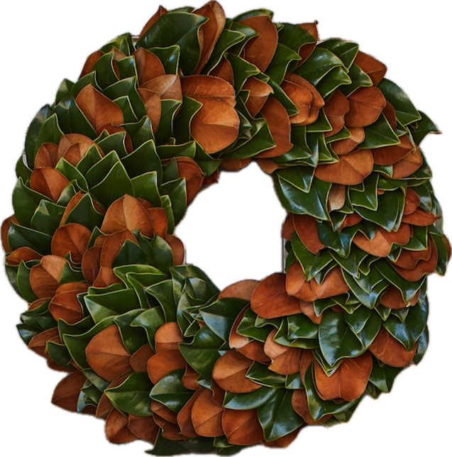Green & Copper Wreath