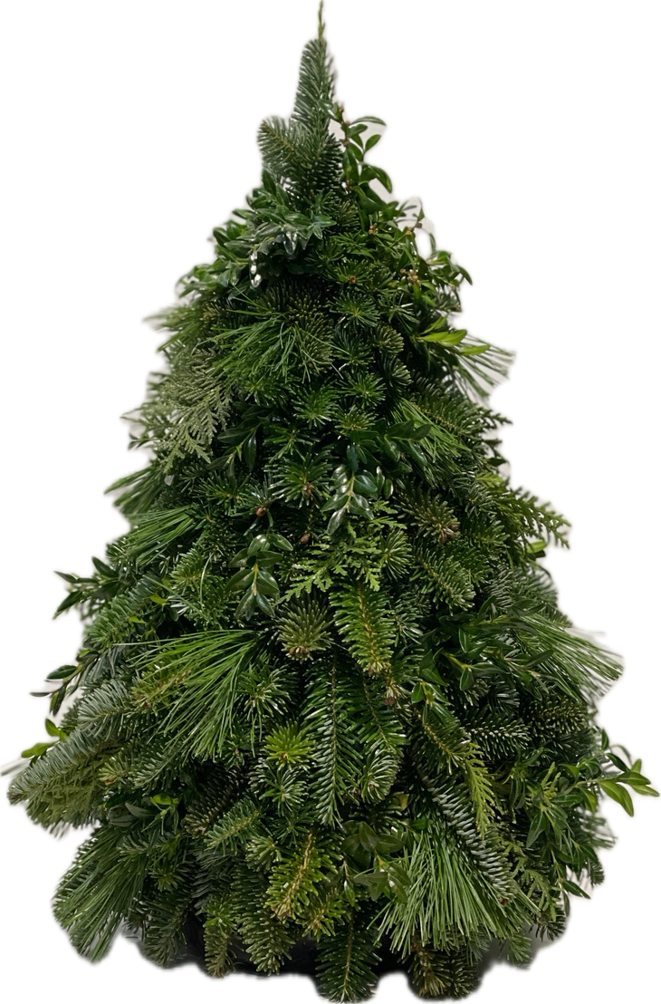 Mixed Greenery Topiary