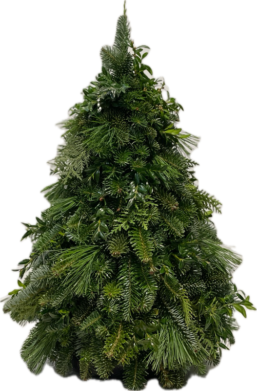 Mixed Greenery Topiary