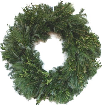 Mixed Greenery - Single Faced