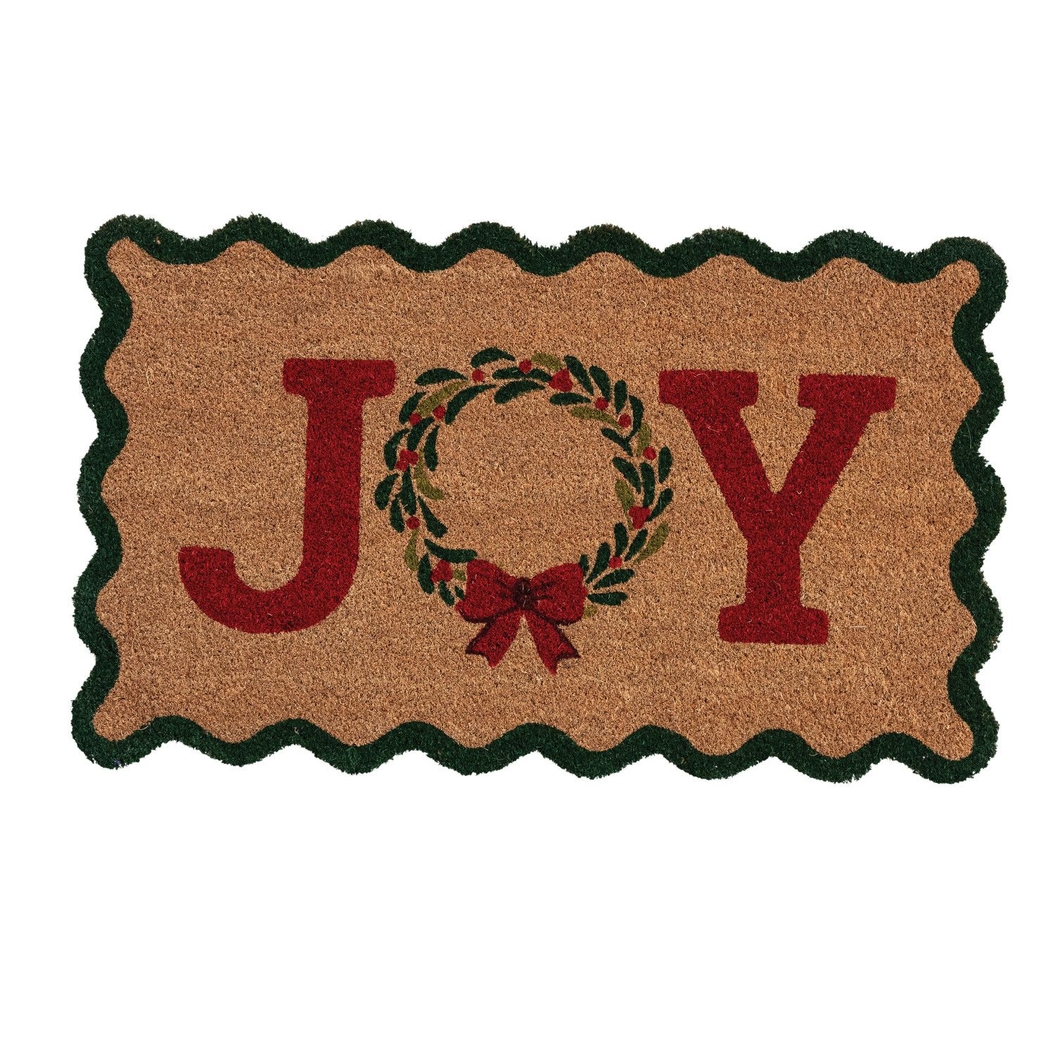 Scalloped Joy Doormat