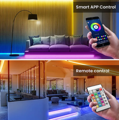 Led Light Strips with Bluetooth speaker control