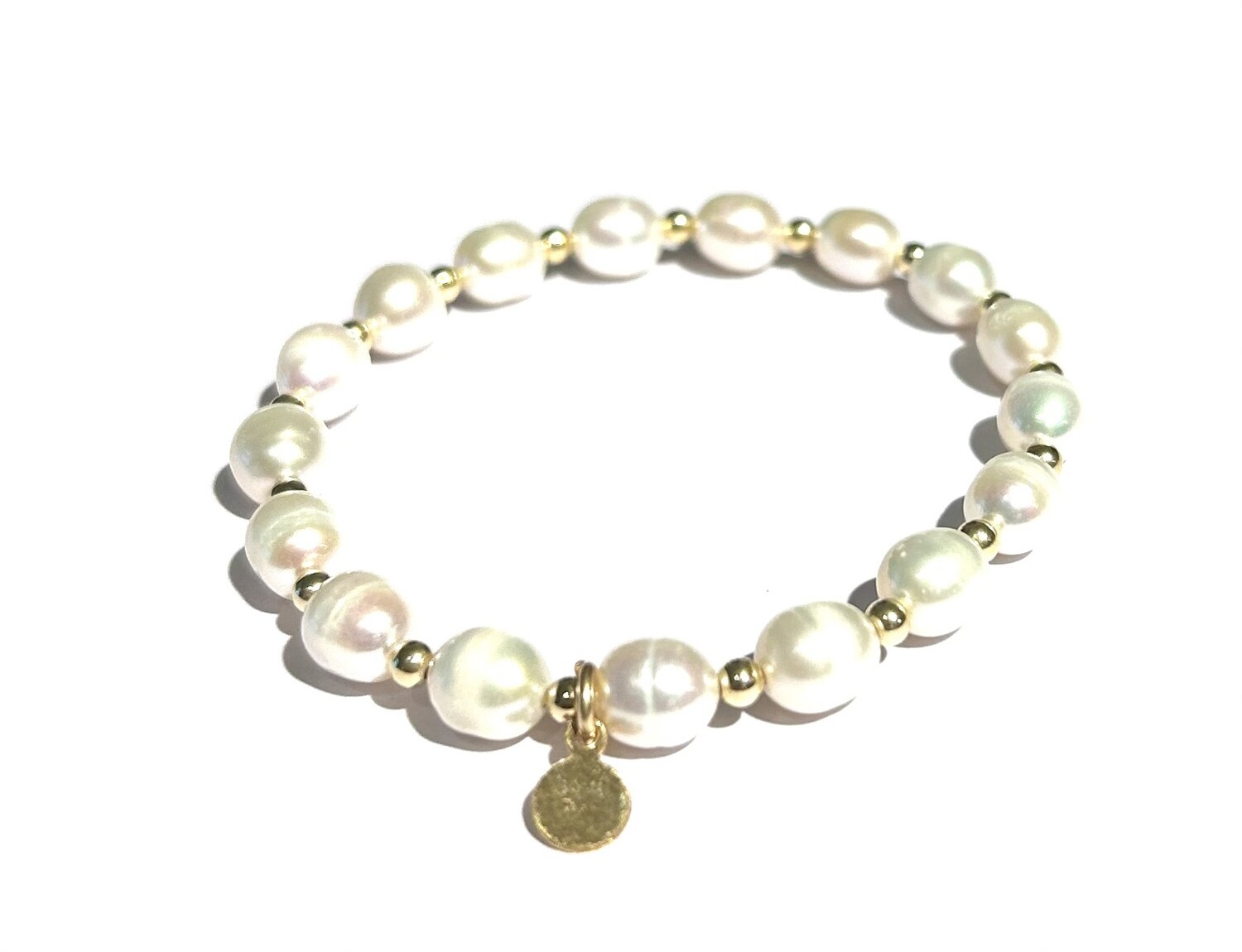 White Pearls Barok Bracelet