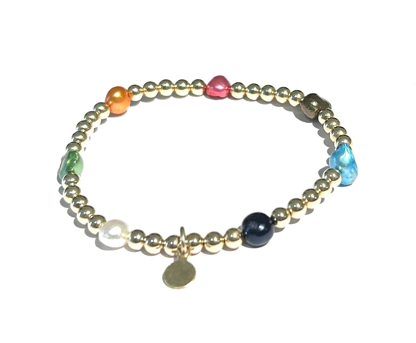 Multicolor Barok Pearls Bracelet