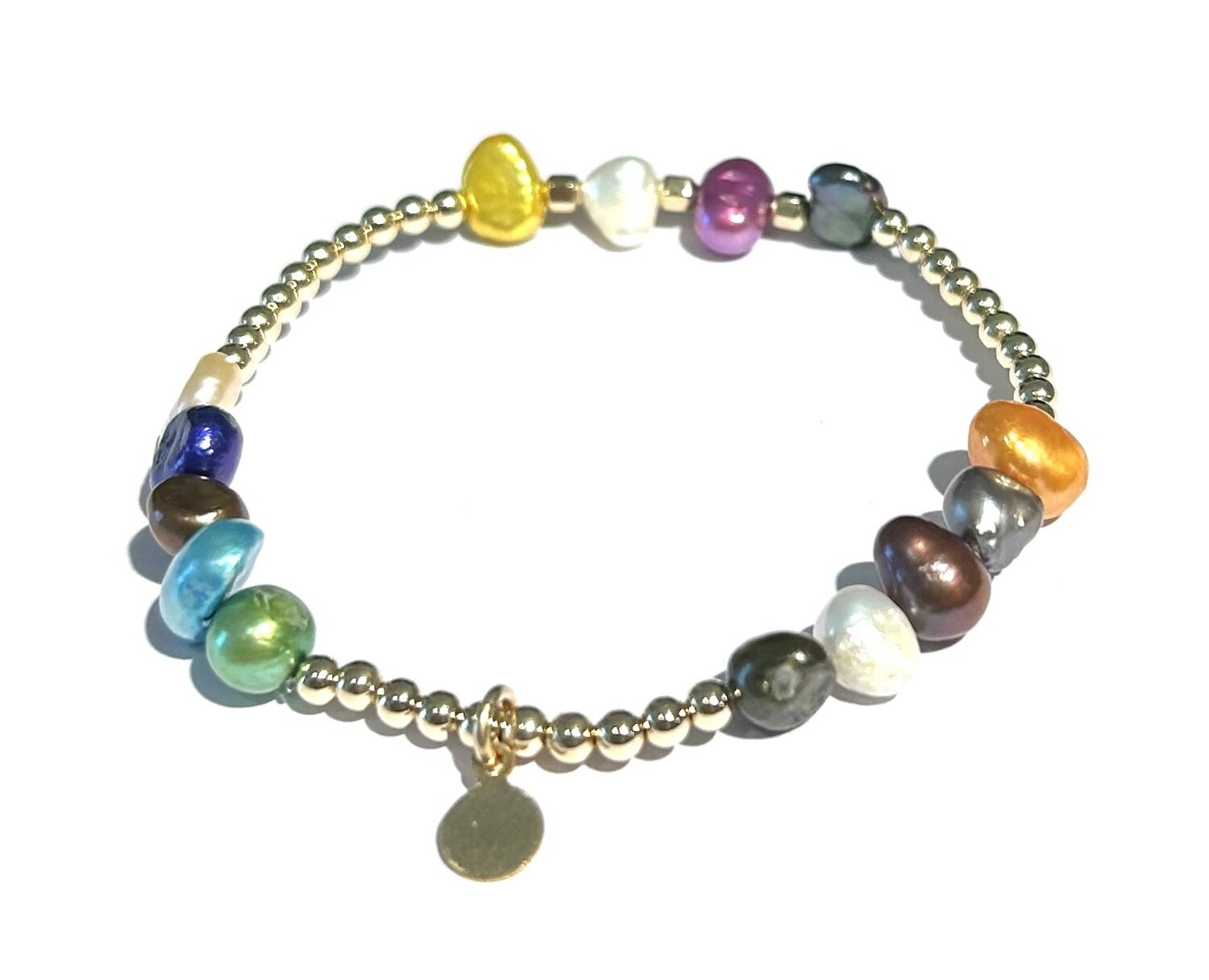 Multicolor Barok Pearls Bracelet