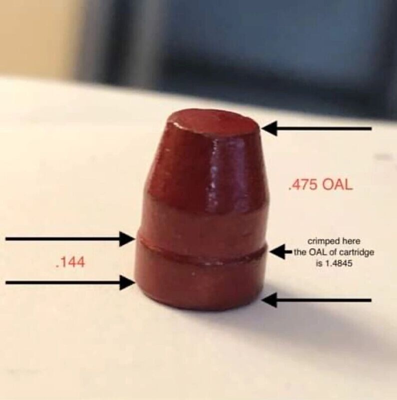 NEW PROFILE 105 grain 38 Caliber FP Coated 500 count
