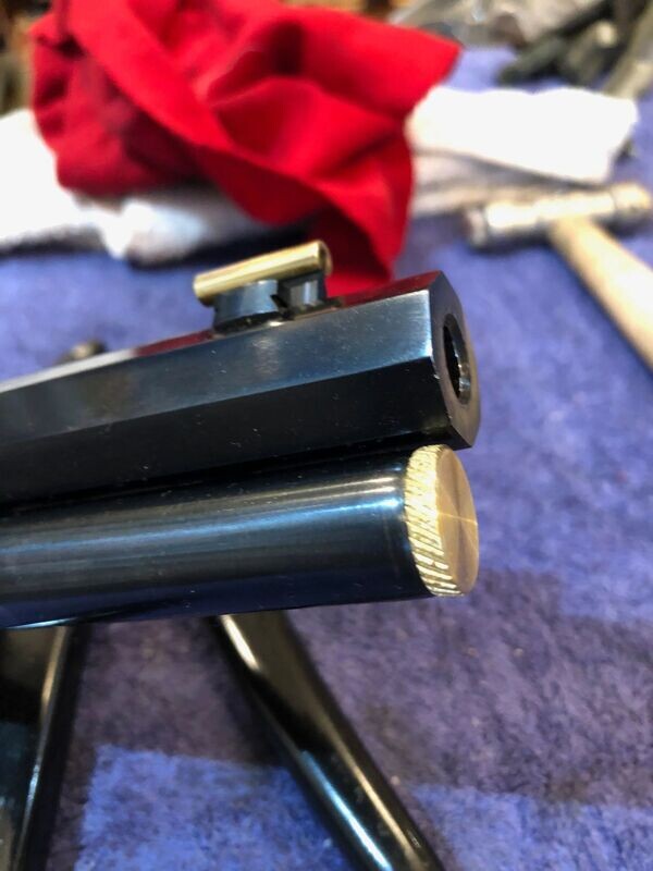 Knurled Brass Magazine End Cap - 73/66