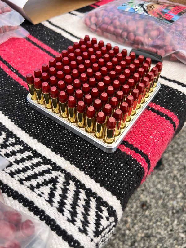38 Special 100 Round Case Gauge/Flipper Tray RED