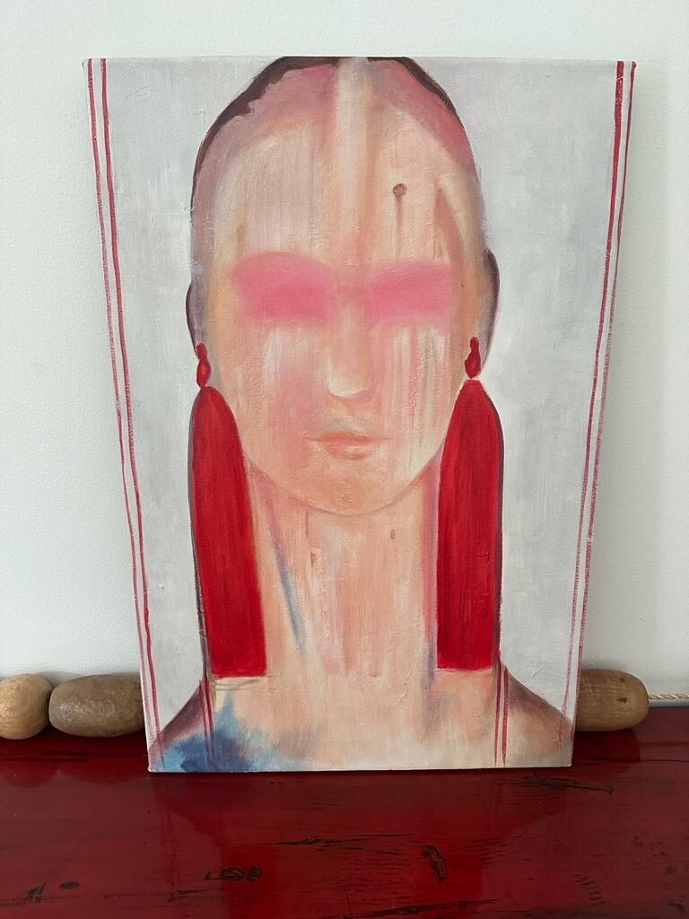 Head Painting 50 CM X 75 CM