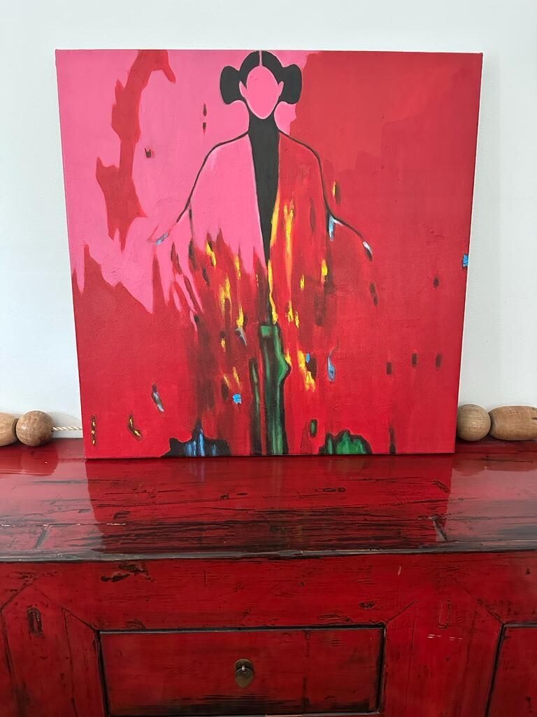 Painting Of Chinese Women 75 CM X 75 CM