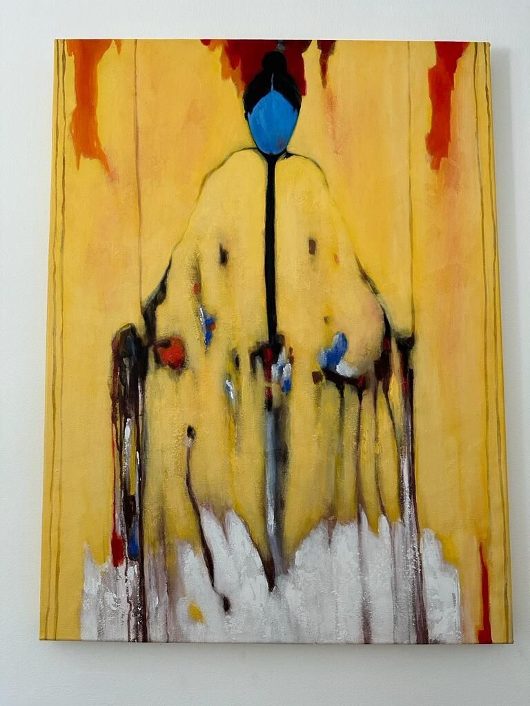 Chines Girl Painting 75 CM X 100 CM