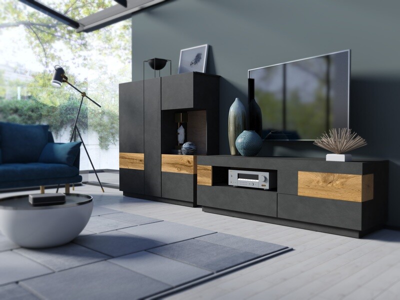 Silk (Dark grey/Wood)