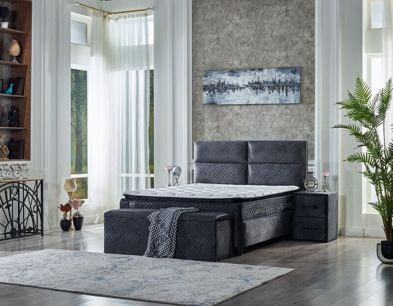 Focus (Bed met matras en opbergruimten)