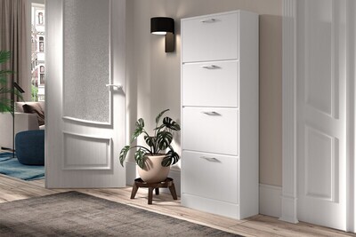 Armoire à chaussures Irni 4 (2 couleurs)