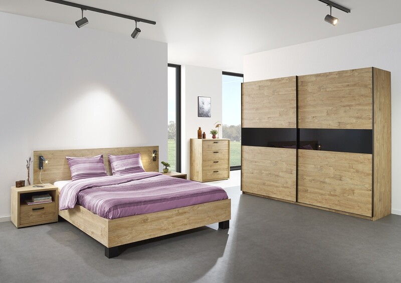 Klara : wardrobe with 2 sliding doors