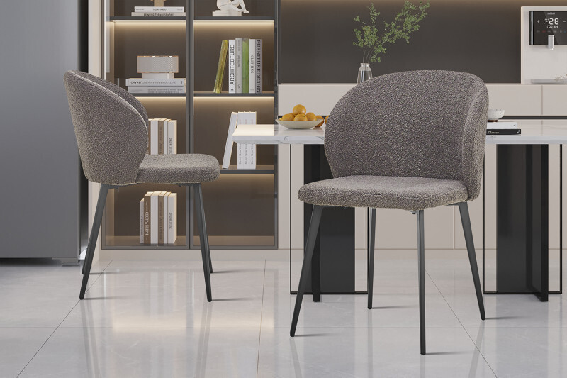 Tendi (Fabric Bouclé dark grey)