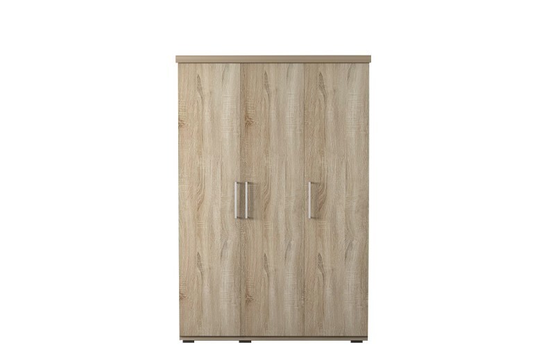 Keyi 3 deuren met hangbaar en legplanken (Sonoma) 120cm