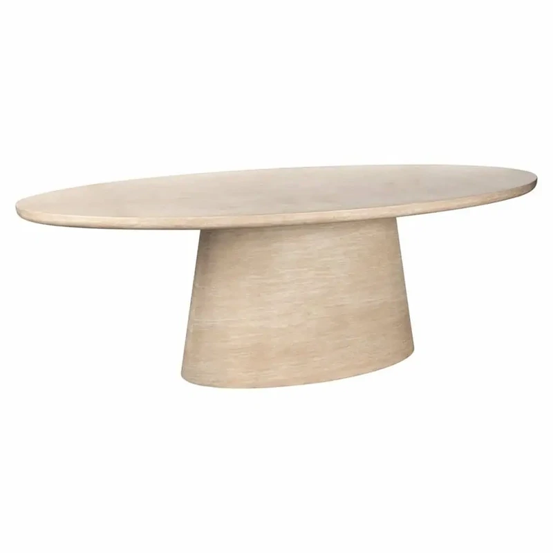 Dining table Fictus Travertine faux (Beige)