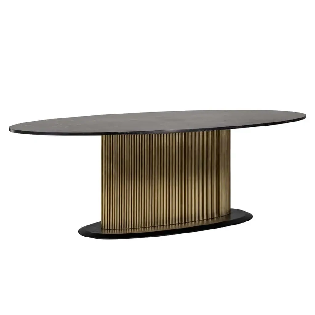 Ironville dining table oval