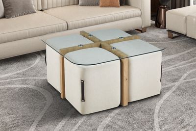 Hana (set) with 4 poufs