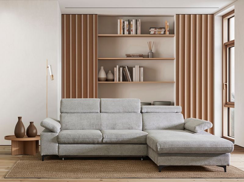 Maco (Fabric Aragon) with bed &amp; box
